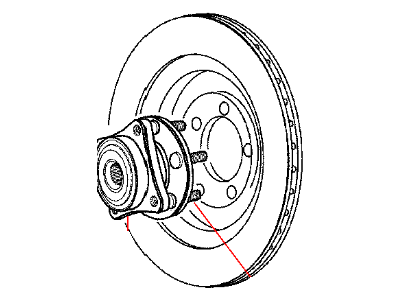 2009 Dodge Viper Brake Disc - 5181464AA