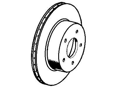 2003 Jeep Grand Cherokee Brake Disc - 52098672