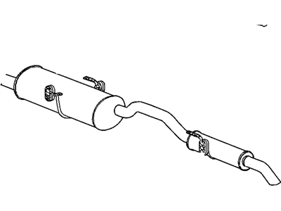 2001 Chrysler Town & Country Muffler - 4881383AH