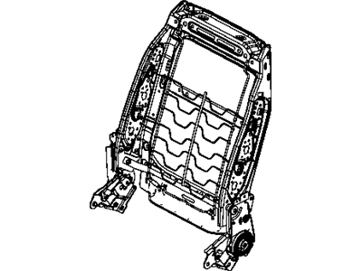 Mopar 5183309AA Frame-Front Seat Back