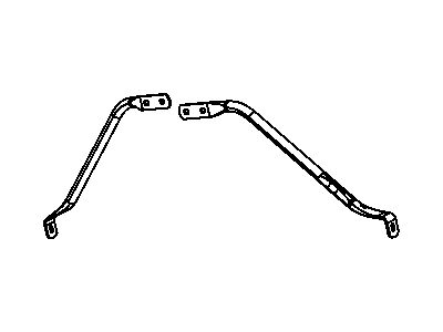 Mopar 5155809AA Radiator Crossmember Bracket