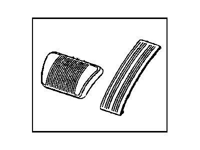 Mopar 5290949AB Overlay-Brake And Accelerator Pads