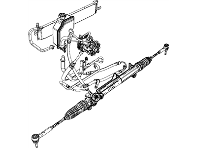 2005 Jeep Grand Cherokee Steering Gear Box - 52089292AC