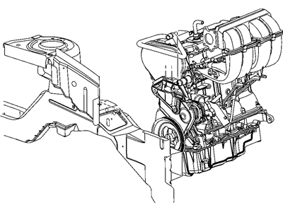 2006 Dodge Grand Caravan Engine Mount Bracket - 4861656AA