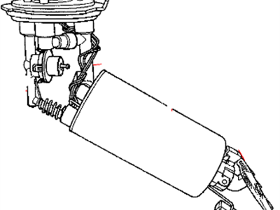 2007 Chrysler Town & Country Fuel Level Sensor - 5175966AD