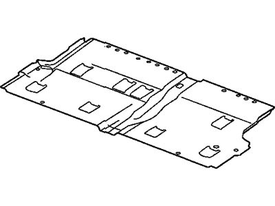 Mopar 5109038AC Pan-Center Floor