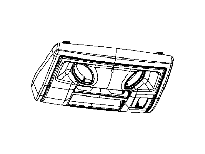 Mopar 5LF96DX9AA Console-Overhead