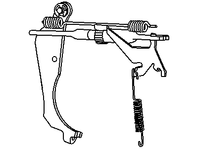 Mopar 5014996AA Lever-Parking Brake Adjusting