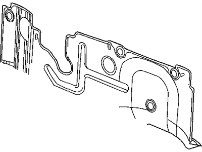 Mopar 55112059AA SILENCER-Dash Panel