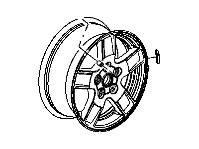 2006 Jeep Commander Spare Wheel - 5JS93PAKAA