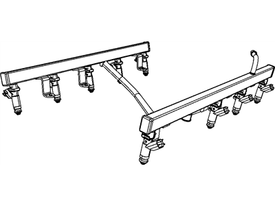 2009 Dodge Viper Fuel Rail - 5038015AB