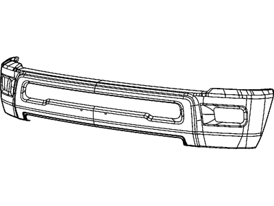 Mopar 55372919AD Cap-Front Bumper Upper