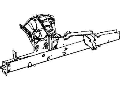 Mopar 68006247AA Front Rail-Front Side Rail Front