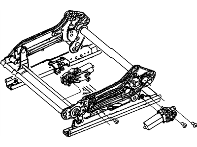 Mopar 5135282AA Frame-Front Seat Cushion