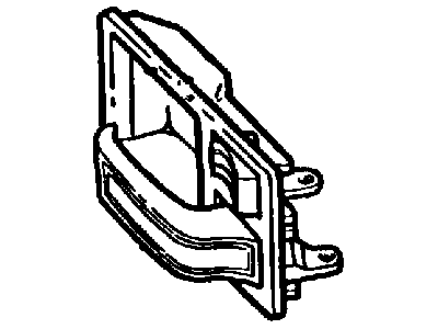 2001 Jeep Cherokee Door Handle - 55076054AB