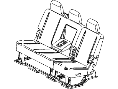 2012 Ram 3500 Armrest - 1RH45XDVAA