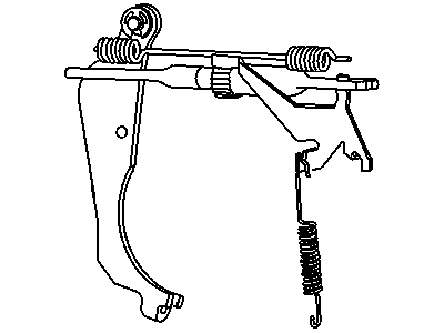 Mopar 5191302AA Lever-Rear Wheel Brake Adjust