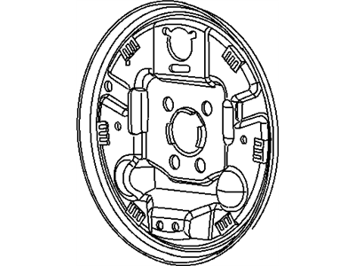 Mopar 68020228AA Plate-Brake Backing