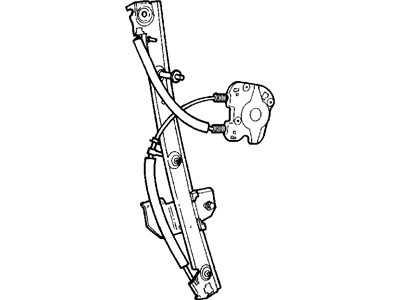 Mopar 5278397AA Front Door Window Regulator