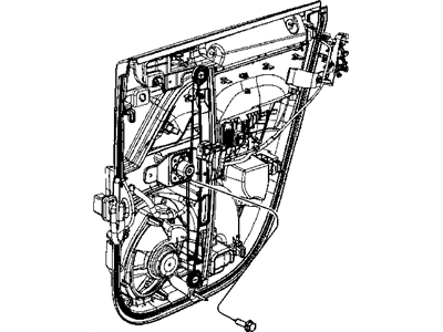 2012 Jeep Patriot Window Regulator - 5291803AA