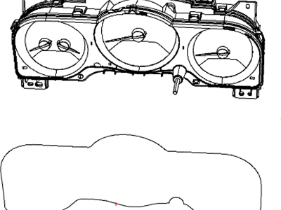 Dodge Nitro Instrument Cluster - 5172964AB