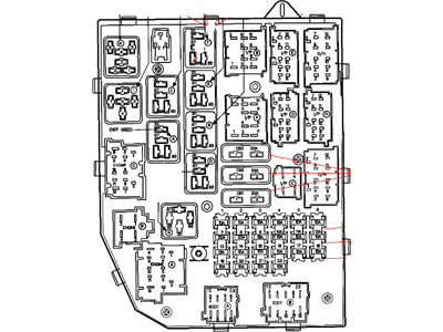 Jeep Grand Cherokee Fuse Box - 56018509