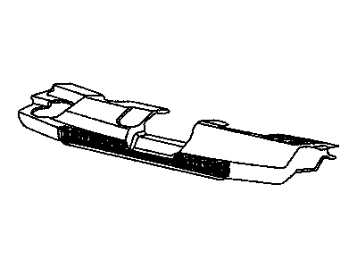 Mopar 4857217AD Support-Radiator Grille