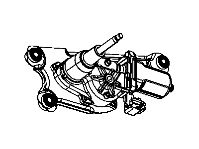 Mopar 5178201AC Motor-LIFTGATE WIPER