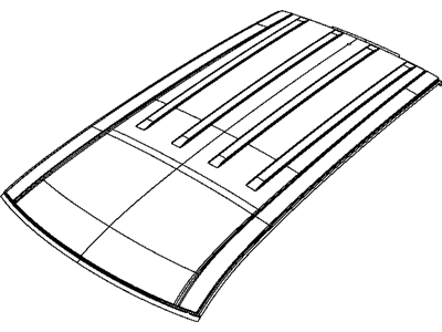 Mopar 68051463AA Panel-Roof