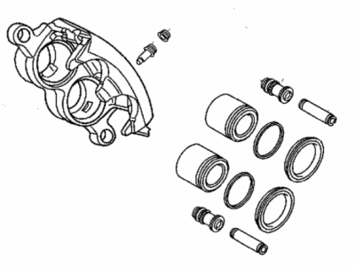 2002 Dodge Ram 2500 Brake Caliper - 5018586AA