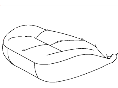Chrysler Sebring Seat Cushion - 1AL211DVAA