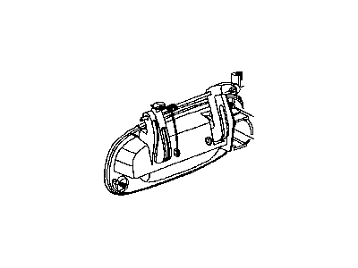 Mopar 55257435AC Handle-Exterior Door