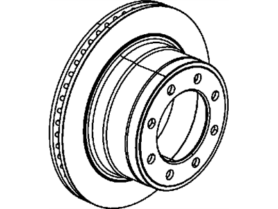 Mopar 52122184AA Rear Brake Rotor