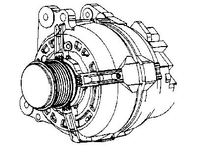 Jeep Compass Alternator - 5033757AB