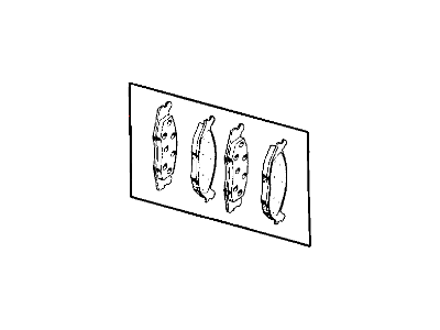 Mopar 68147681AB Front Disc Brake Pad Kit