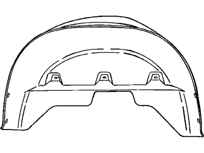 Mopar 55276423AA Shield-WHEELHOUSE