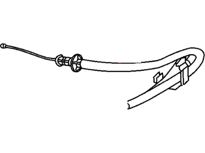 Chrysler Voyager Accelerator Cable - 4861742AA