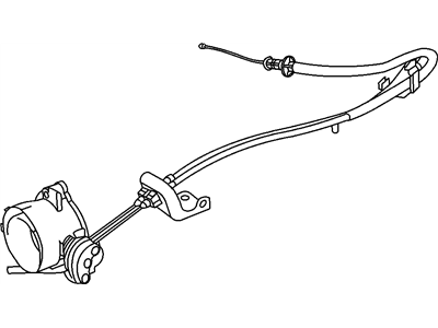 Mopar 4861473AA RETAINER-Throttle Cable