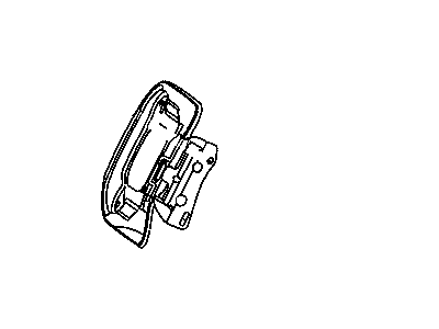 Mopar 68025194AB Door Fuel-Fuel Fill