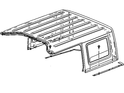 Mopar 55395244AD Strip-LIFTGATE Glass