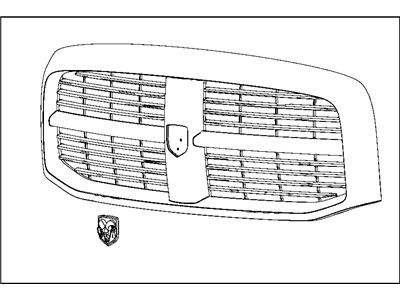 Mopar 5JY121SPAF Grille-Radiator