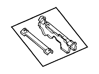 Mopar 5096668AA CROSSMEMBER-Front Floor