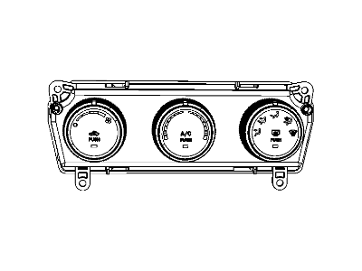Mopar 55111168AB Air Conditioner And Heater Control