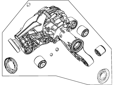 Mopar 68060207AD Different-Front Axle