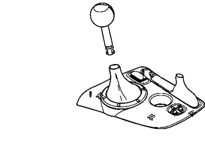 Mopar XP181XRAA Bezel-Console SHIFTER