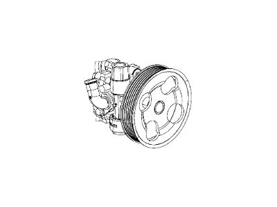 Dodge Power Steering Pump - 68067885AC