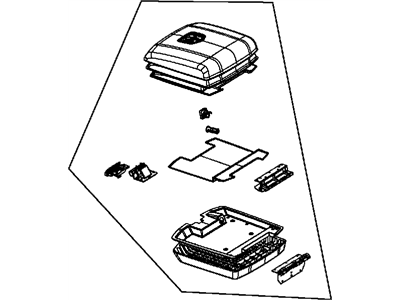 2012 Ram 2500 Armrest - 1NN17XDVAB