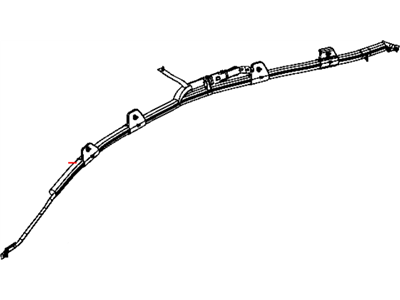 Mopar 5057852AB Side Curtain Air Bag