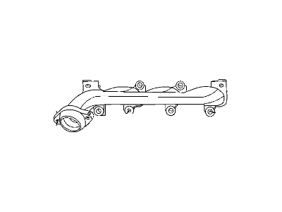 2009 Dodge Ram 1500 Exhaust Manifold - 68045438AA