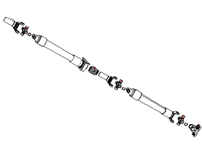 Mopar 52853211AD Rear Drive Shaft